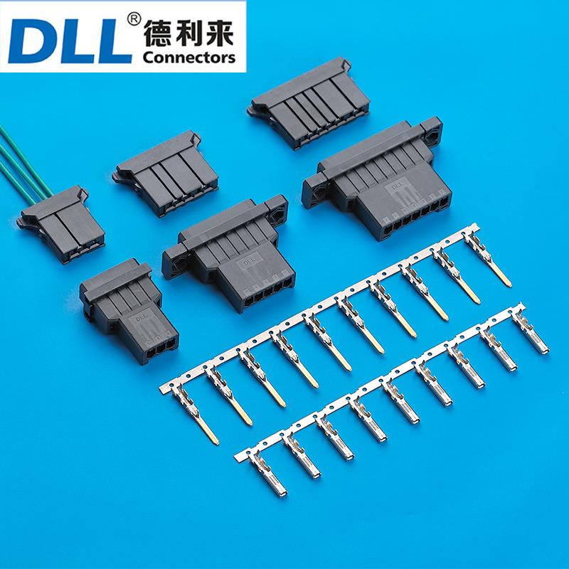 替代AMP D-3100S 单排 空中对接 大电流 10A镀金 螺丝 储能连接器