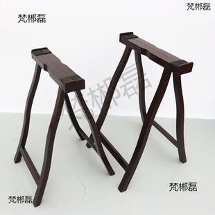 古筝琴架子学习复古音乐 架子通用实木腿加粗专用人字电子琴爆款