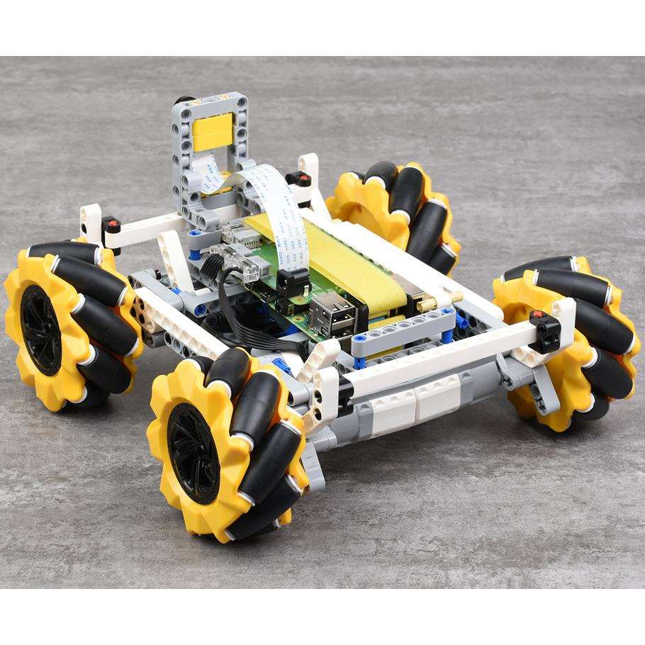 麦克纳姆轮 · 积木智能车 500万像素基于Raspberry Pi Build HAT