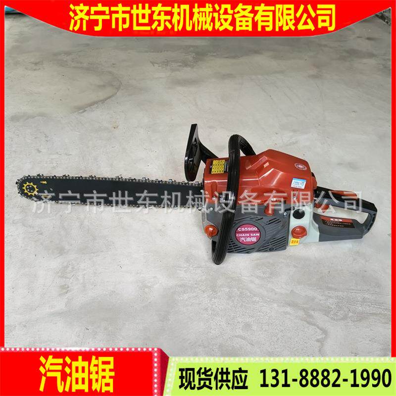 供应世东手持式链条油锯 森林二冲程汽油摩托锯 机动抢险汽油锯