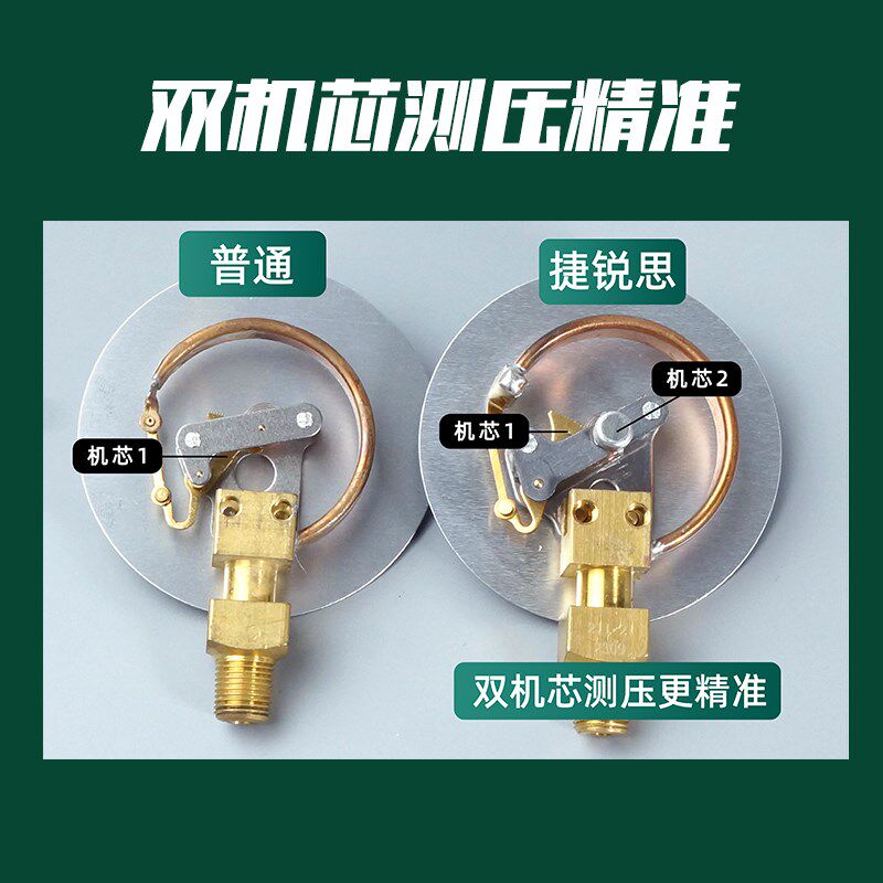 汽车空调加氟表 R134A冷媒雪种压力表家用R22R410空调双表阀工具