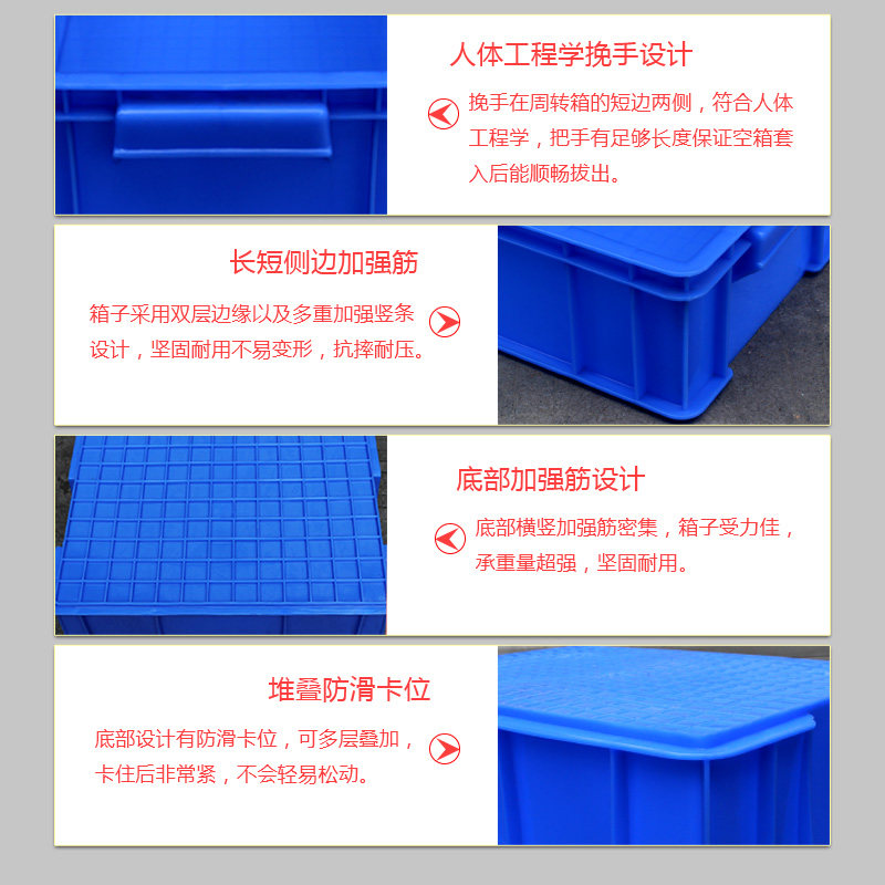 超大加厚塑料周转箱大号整理箱食USB多功能数码宝