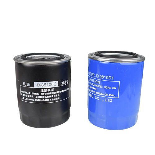 叉车机油滤清器滤芯机油格JX85100机油滤杯0810D杭叉合力保养配套