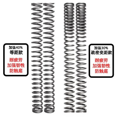 适用光阳Racingx150 RKS150前减震弹簧 改装配件加强前避震器弹簧