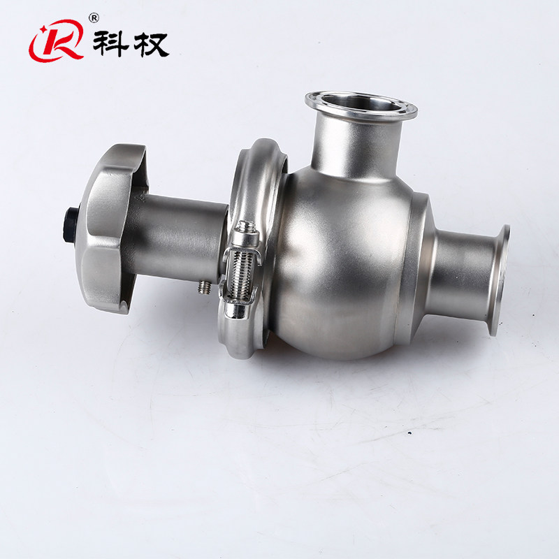 卫生级调节阀 不锈钢手动流量截止阀 卡箍式304/316L薄膜型阀门