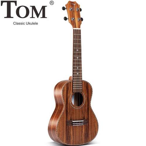 Tom尤克里里成人儿童初学者相思木旅行小吉他进口琴弦 26英寸TUT7