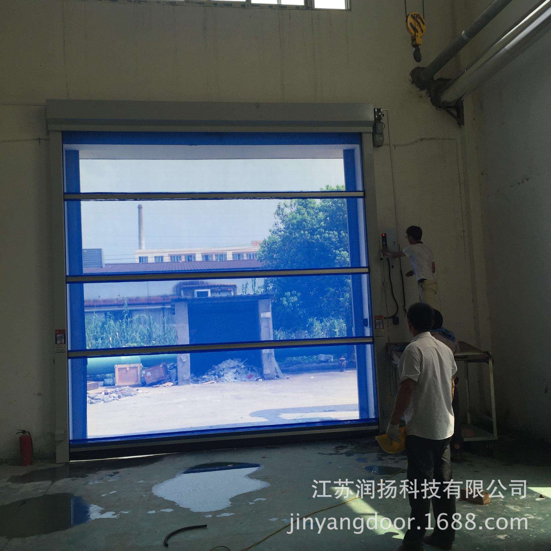 防蚊虫快速门造纸厂食品厂净化车间透气防灰尘门江苏润扬