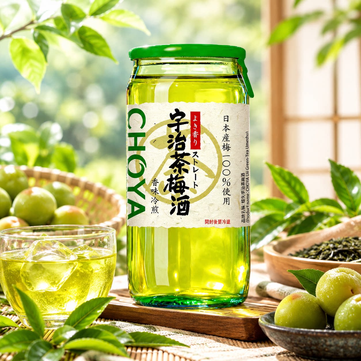 CHOYA日本进口宇治茶梅酒低果酒