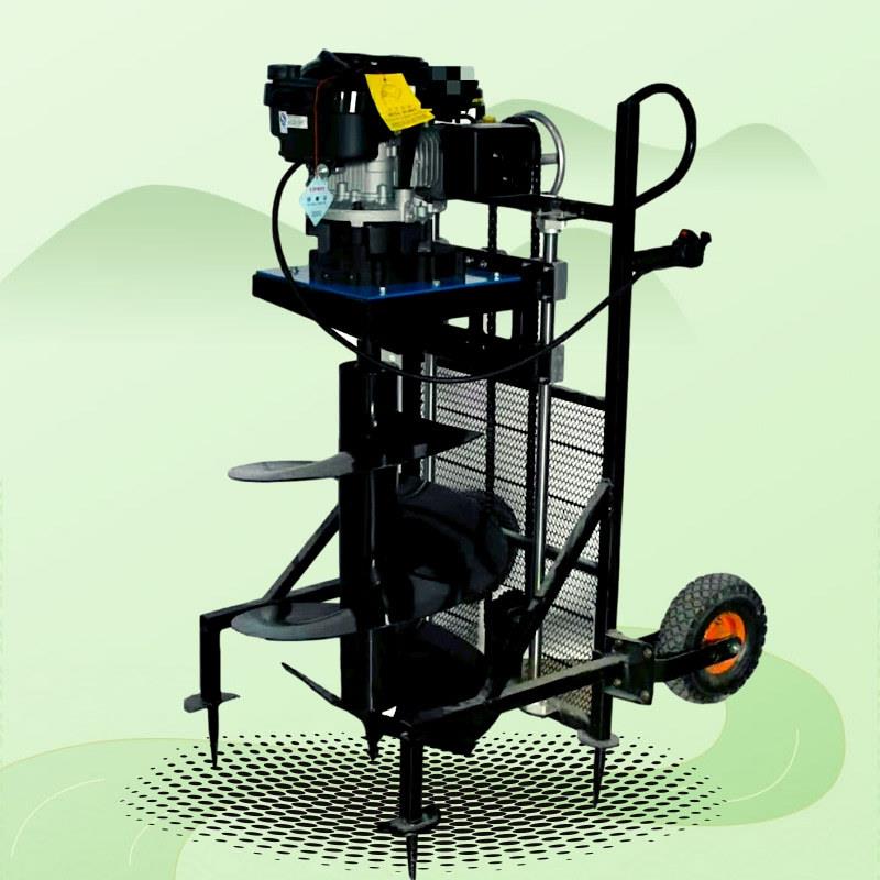 地钻钻地打洞机打桩机汽油挖坑机打孔打坑小型农用种栽树