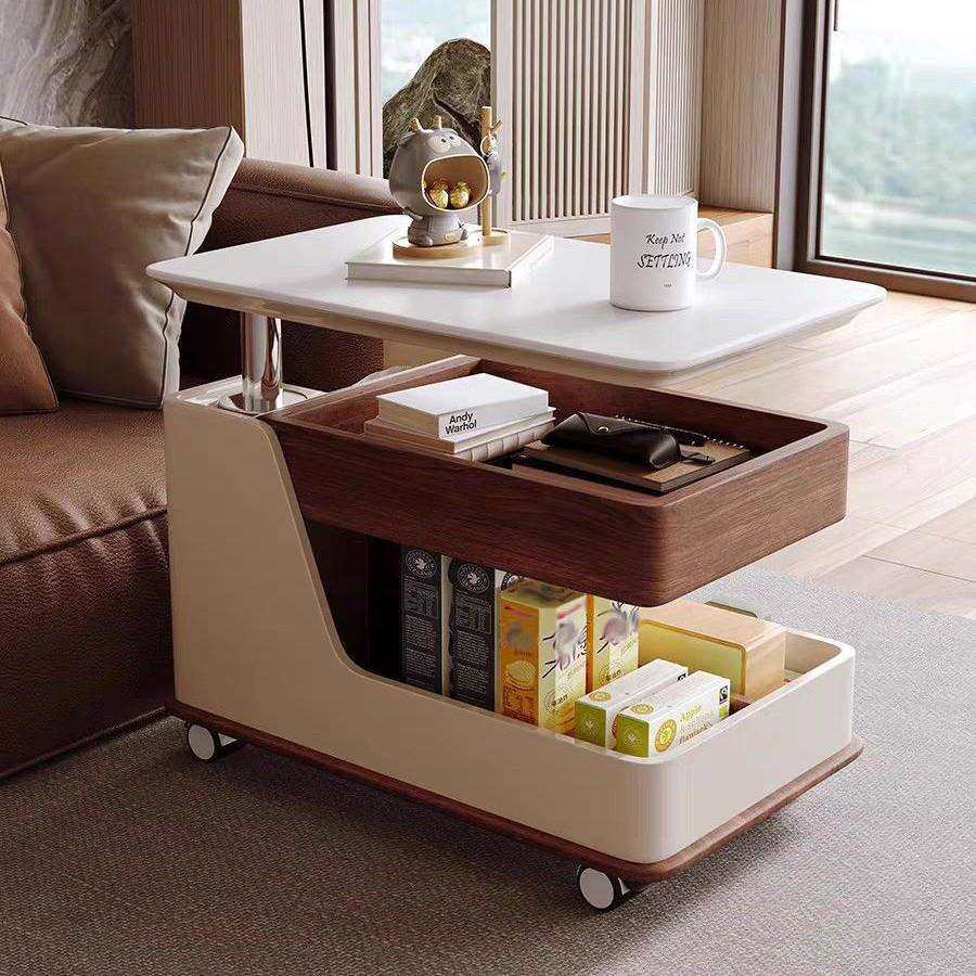 可移动茶几小推车边几升降实木创意客厅边柜小户型家用茶桌多功能,鲜花速递/花卉仿真/绿植园艺,割草机/草坪机,淘宝优惠券,粉丝福利购,淘宝优惠卷