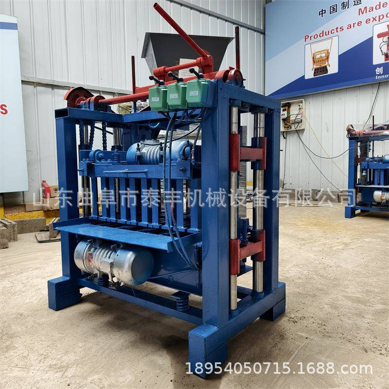 全自动免烧水泥制砖机混泥土空心砖机路面砖路沿石液压打砖机设备