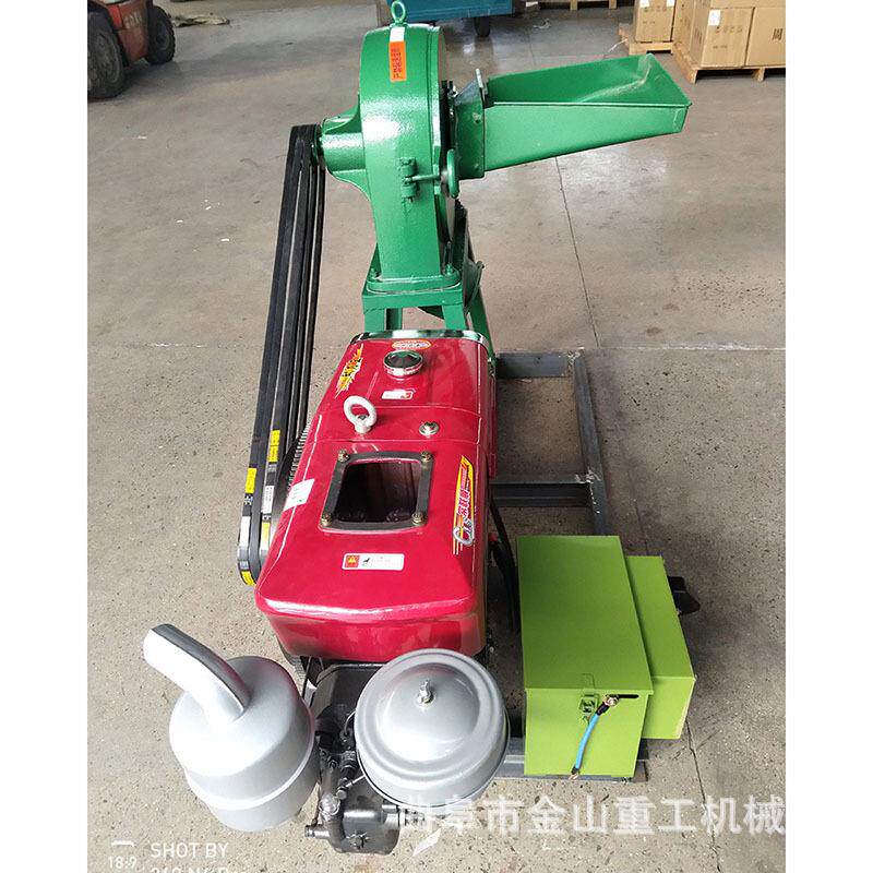动力电齿爪式高粱粉碎机35型齿爪式青豆粉碎机三相电粮食粉碎机