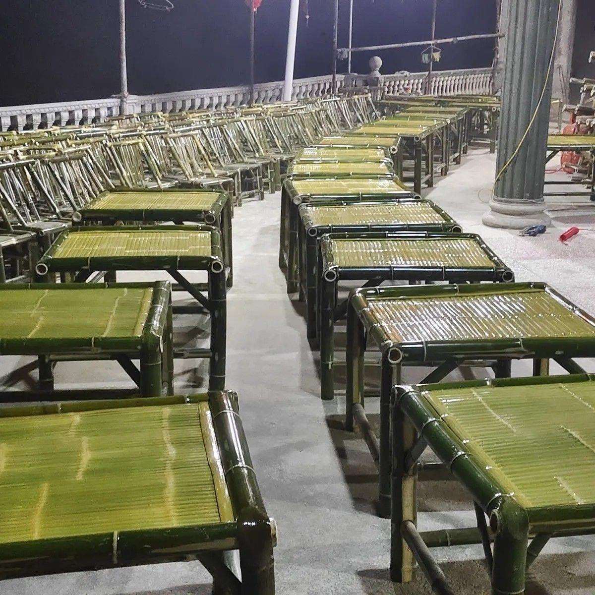 竹编竹子家具全套茶几竹制品茶桌椅子家用室外复古桌椅桌椅户外竹