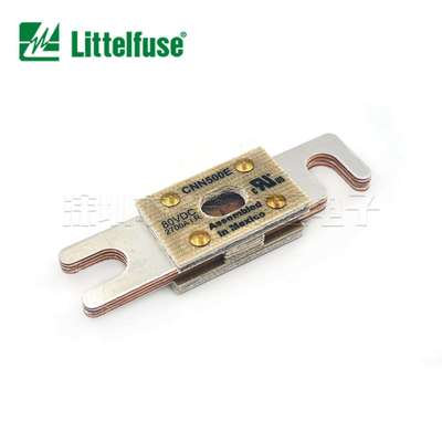 0CNN500E.V 力特快熔断汽车保险丝 500A 80VDC 螺纹安装 CNN50`10