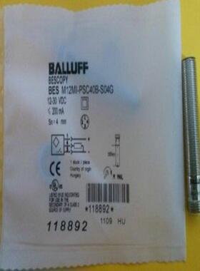 巴鲁夫电感式接近开关 BES M08MH1-NSC15B-S04G订货号： BES0024