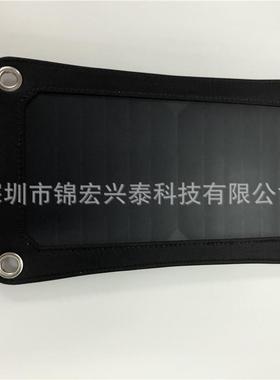 热卖款便携式太阳能电池板6V7W转换sunpower电池片层压板