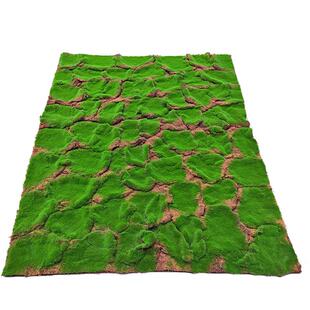 仿真青苔草皮植绒植物墙配件假草皮苔藓草皮室内景观背景装饰配件