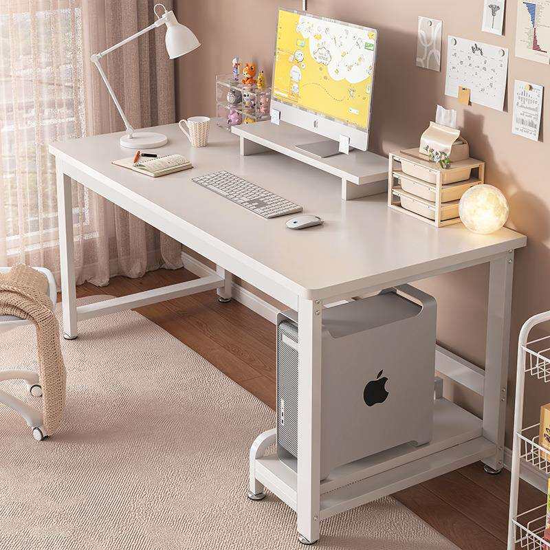 实木电脑桌台式可放主机小户型办公桌卧室书桌学生家用桌子工作台