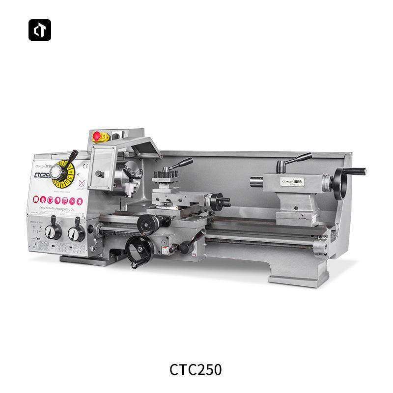 CTC250工业级小车床台式车床家用车床小型机床多功能金属机械机床