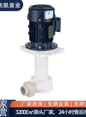 耐酸耐碱槽内化工立式泵JKP-X-40SK-25VP-4耐酸碱可空转化工泵