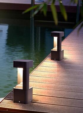 现代简约草坪灯户外路灯公园园林景观灯防水庭院灯家用地插花园灯