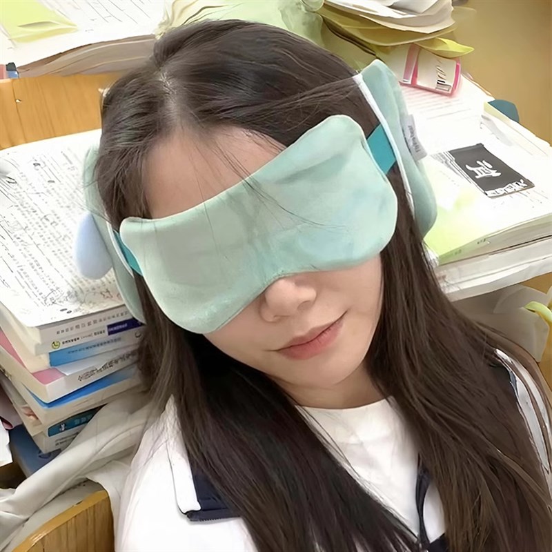 游戏机卡通眼罩颈枕二合一学生午休睡眠遮光可缓解疲劳办公室专用