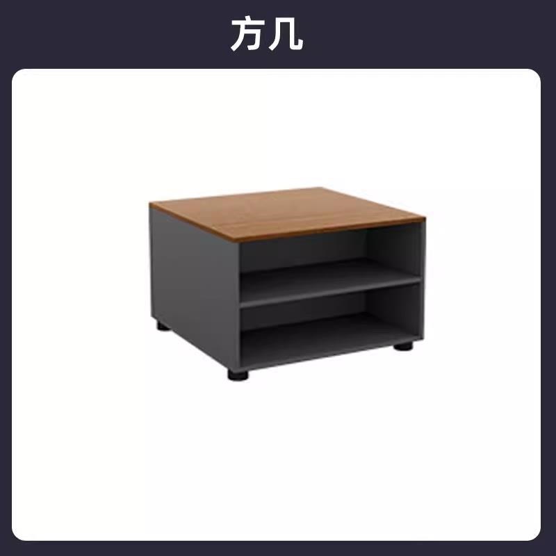 简约现代办公室商务接待沙发茶几组合单I会客真皮沙发会客沙发接