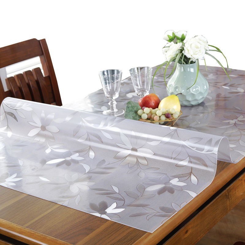 加厚透明软玻璃i茶几桌布防水免洗台布餐磨砂桌垫防烫耐高温定制
