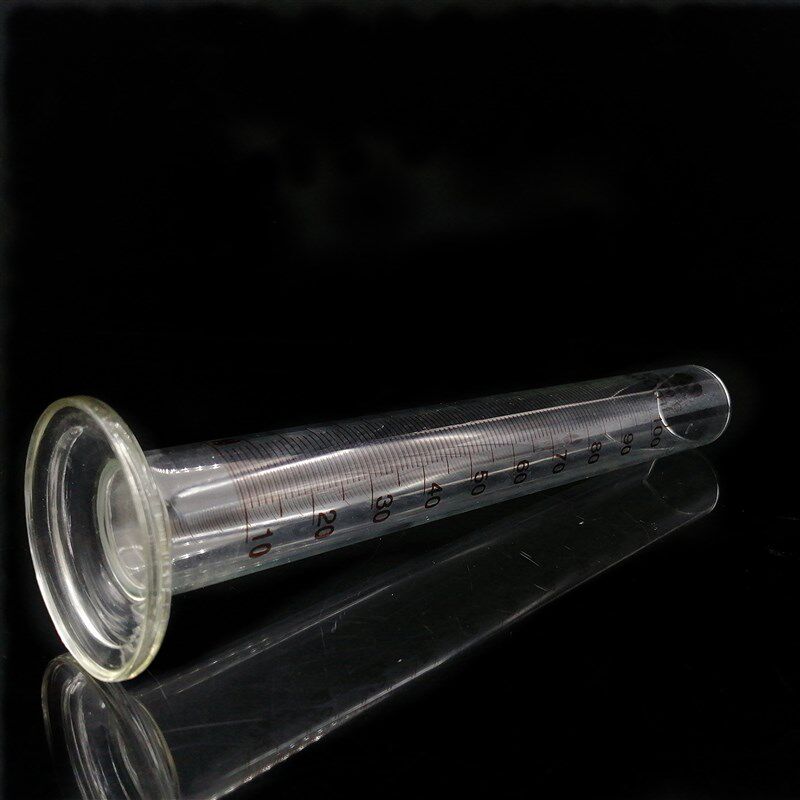 玻璃量筒5ml10ml25ml250ml500m刻度实验器材化验用直型圆底计量杯