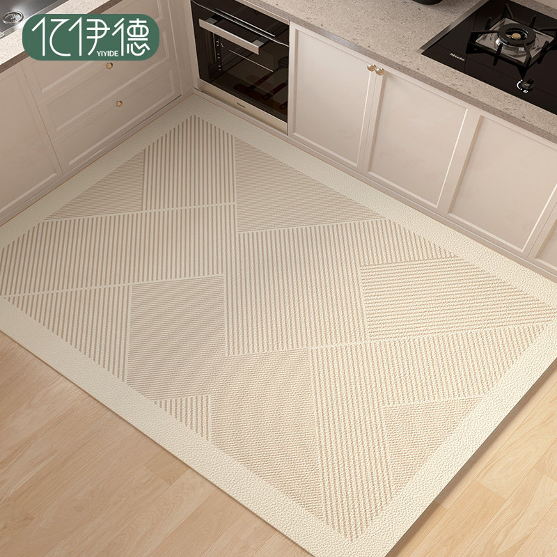 厨房地垫防滑防油可擦免洗pvc吸油防水脚垫2024新款皮革整铺地毯,居家布艺,厨房地垫,淘宝优惠券,粉丝福利购,淘宝优惠卷