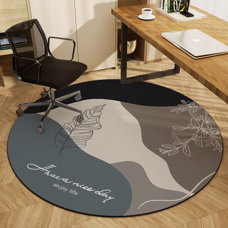 电脑椅地垫圆形转椅地毯客厅卧室书房滑轮椅子学习桌隔音化妆椅垫,居家布艺,转椅地垫,淘宝优惠券,粉丝福利购,淘宝优惠卷