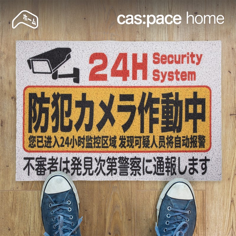 殻空間防范监控地垫入户门垫高级感丝圈地毯进门脚垫耐脏