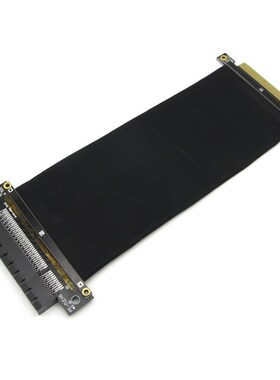x8pci-e8x延长线双层屏蔽转接线软排线pciex8延长线pcie延长线x8