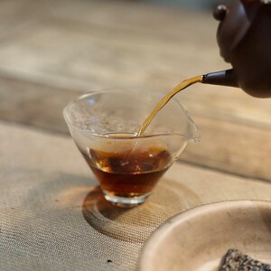 七月长公道杯 手工耐热玻璃匀杯 分茶器简约茶海 家用茶具配件