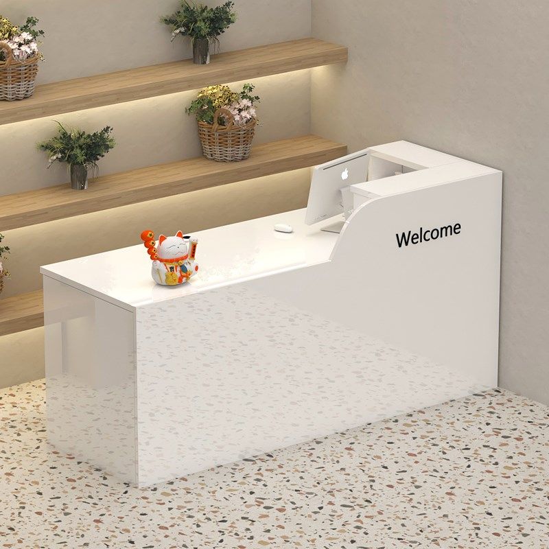 吧台桌收银台柜台服装店理发店便利店简约现代店铺小型前台接待台,商业/办公家具,收银台,淘宝优惠券,粉丝福利购,淘宝优惠卷