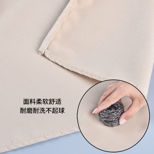 新款家用厨房做饭围裙女时尚洋气上班餐饮工作服定制logo印字