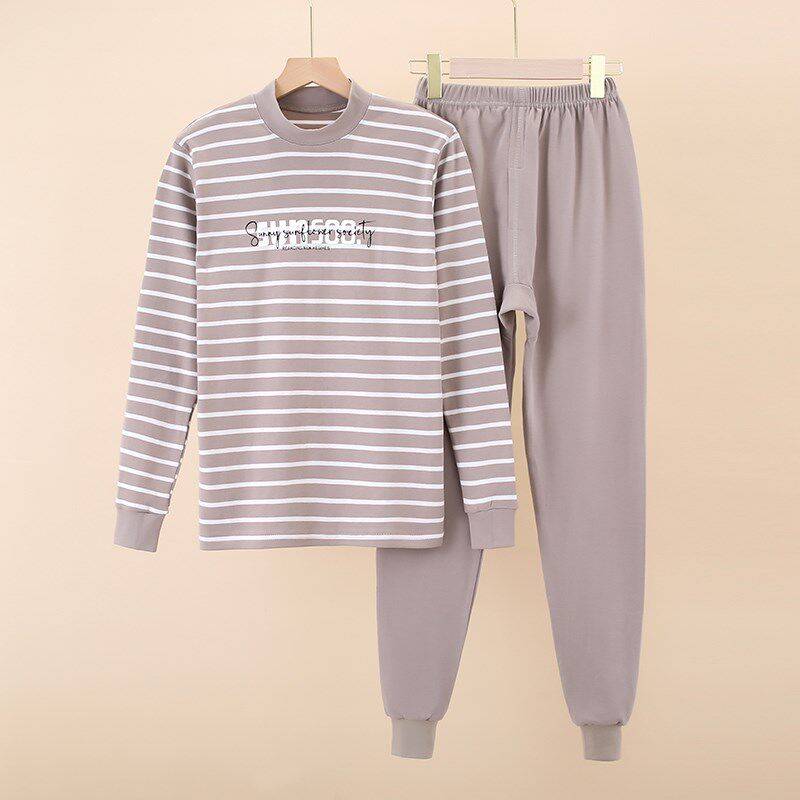 春秋冬季青少年全棉内衣棉毛衫套装男童男孩高中学生秋衣秋裤,童装/婴儿装/亲子装,内衣套装,淘宝优惠券,粉丝福利购,淘宝优惠卷