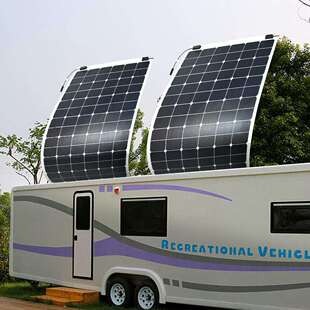 进口sunpower太阳能软板防水轻薄太阳能电池半柔性充电板