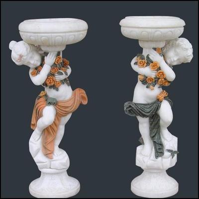 大理石童趣石雕小孩 西方小天使四季神雕塑优惠beauty sculpture