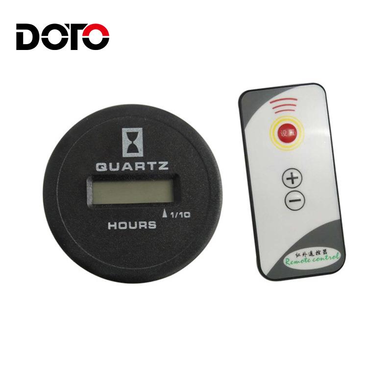 LY-D2挖掘机工业计时器 挖掘机配件装载机小时表可遥控调时计时器