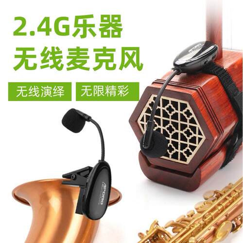 无线麦克风户外专业舞台演出萨克斯乐器小话筒拾音器专用便携