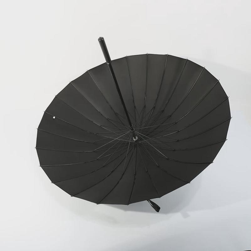 雨伞24骨长柄伞超大号双层伞面创意个性直柄伞加固防风男女商务伞