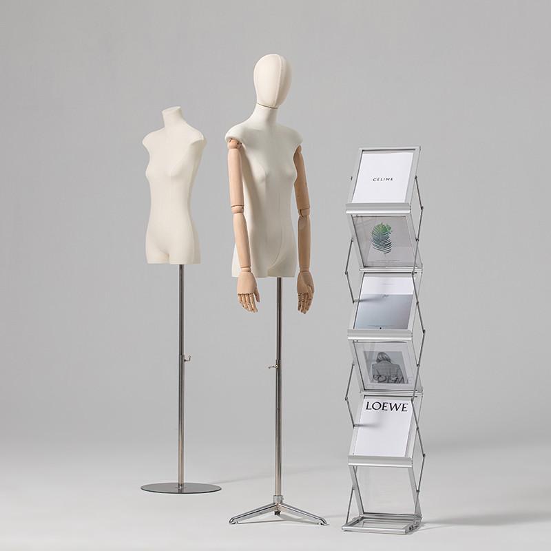 服装店扁身平胸女模特架高档女装模特道具韩版假人女装橱窗展示架