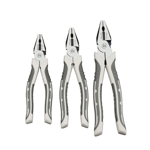 日本福冈老虎钳电工钢丝钳进口德国省力型剪钢丝手钳子原装工具