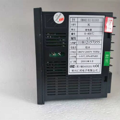 常州汇邦仪表CHB402-011-0111013智能温控仪K0~400工业温控器