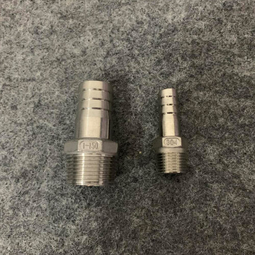 304不锈钢宝塔接头外丝六角皮管软管水管水嘴变径皮管4分6分1寸