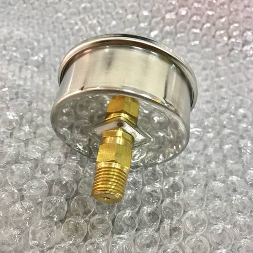 轴向耐震压力表 YTN-63 0-250bar 0-3500psi 螺纹ZG1/4 后背接头