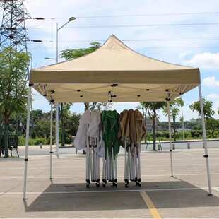 户外自动架折叠帐篷侧壁围挡摆摊遮阳大伞雨棚防雨伸缩四角canopy