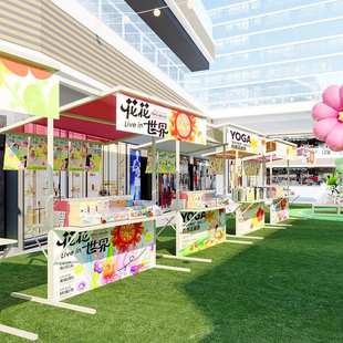 户外集市摊位架商场活动专用展架网红夜市摆摊神器文创市集铁架子