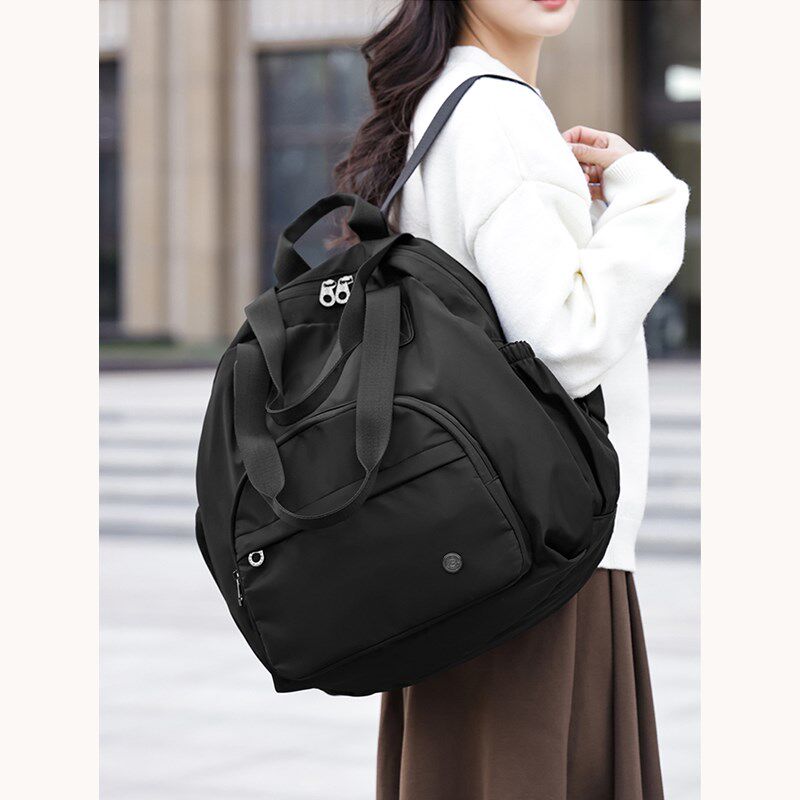 百搭双肩包女大容量新q款旅行轻便多功能背包带保温干湿分离通勤